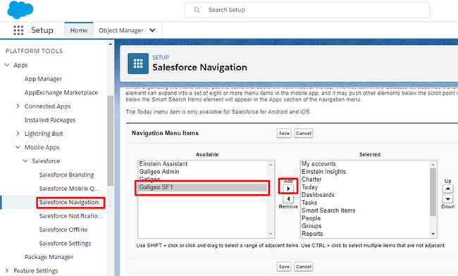 Galigeo for Salesforce Admin