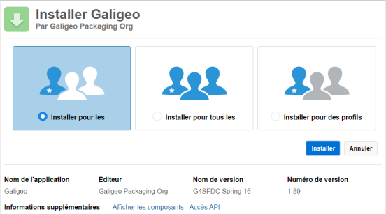 Galigeo for Salesforce Installation